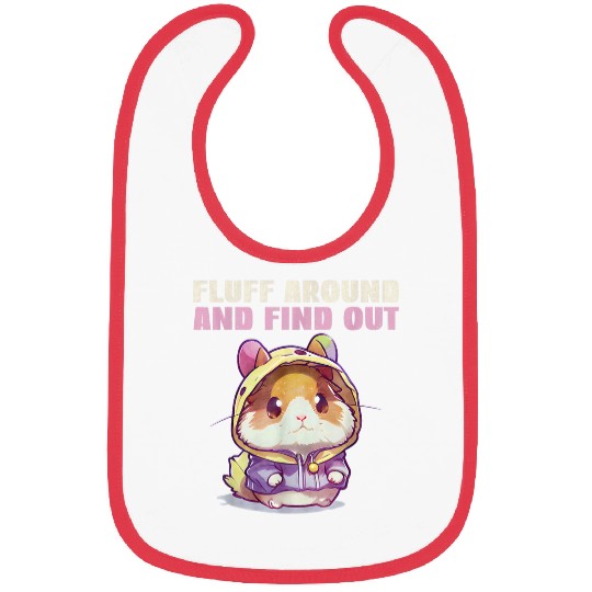 Hamster Pet Fluff Around And FindOut Cute Fed Up Hamster Bibs