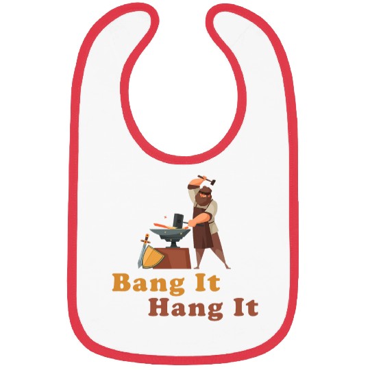 Blacksmith Job Bang it Hang it Blacksmith Ironsmith poison Bibs