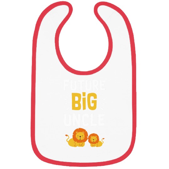 Lion Pet Soon to be Great Uncle Lion Bibs