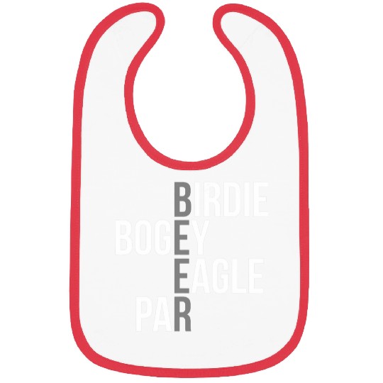 Beer Fun Birdie Bogey Eagle Par Beer Golf 6 Bibs