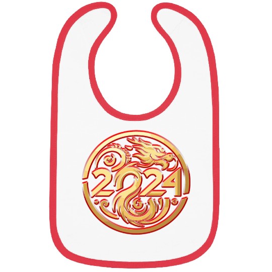 Dragon Pet Chinese Lunar New Year Dragon 4 Bibs