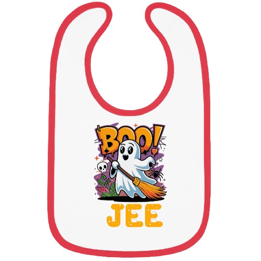 Coffee Fun Boo Jee Cute Spooky Coffee ghosts Boujee Funny Halloween 1 Bibs