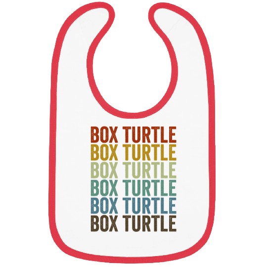 Turtle Pet Box Turtle Retro Bibs