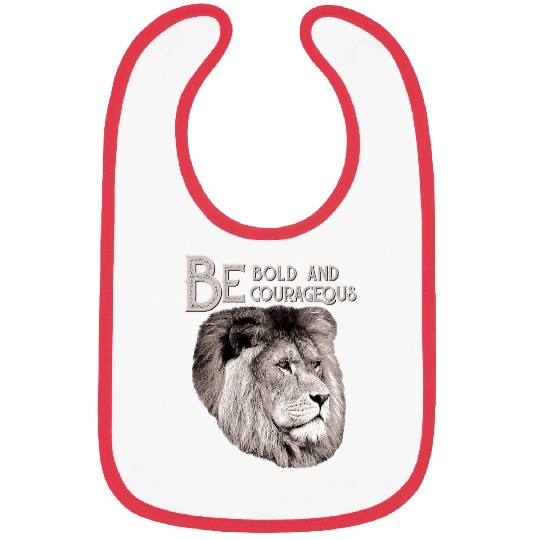 Lion Pet Christian Lion Jesus Bold Courageous Scripture Bibs