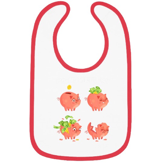 Economics Students Teachers Savings Day World Thrift Day Bibs