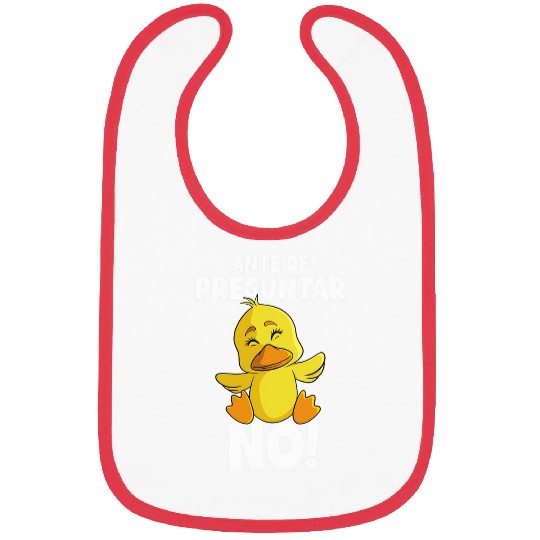 Duck Pet Grumpy Duck Before Asking No Bibs