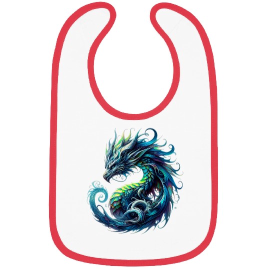 Dragon Pet Stained Glass Dragon 15 Bibs