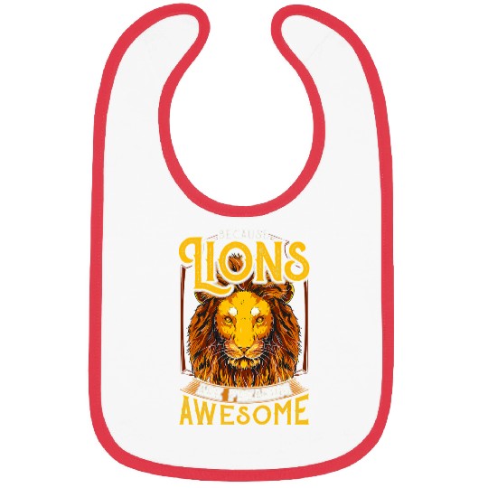 Lion Pet Aesthetic Positive Affirmation Bibs