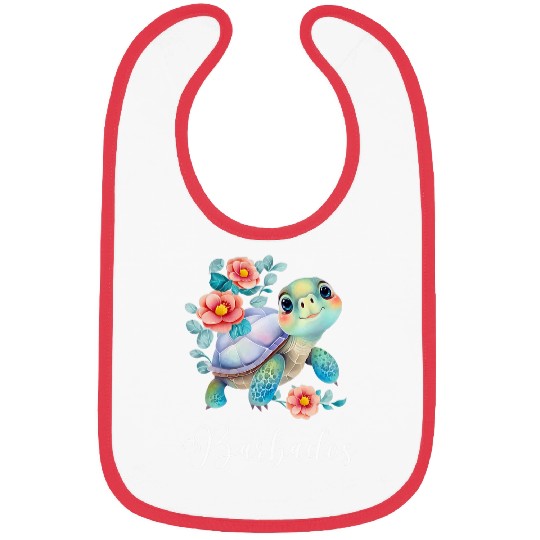 Turtle Pet Barbados Turtle Vacation Beach Kids Bibs