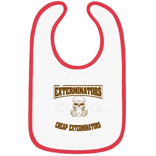 Exterminator Skilled Pest Control Eradicator Terminator Bibs
