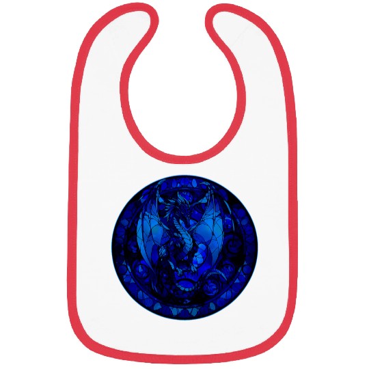 Dragon Pet Stained Glass Dragon 2 Bibs