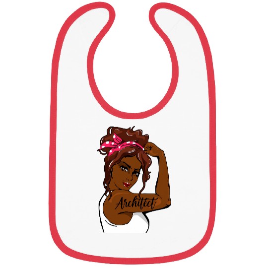 Black History Pin Up Rosie The Riveter Architect Bibs