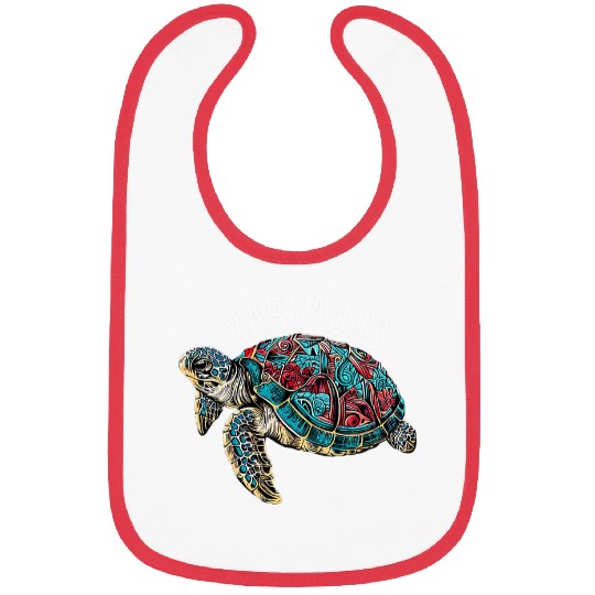 Turtle Pet Barbados Tribal Turtle Bibs