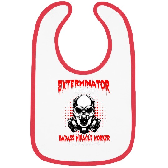 Exterminator Eradicator Terminator Practitioner Pest Control 2 Bibs