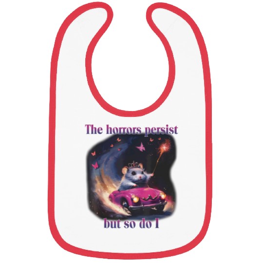 Hamster Pet The Horrors Persist But So Do I Hamster Meme Love Bibs