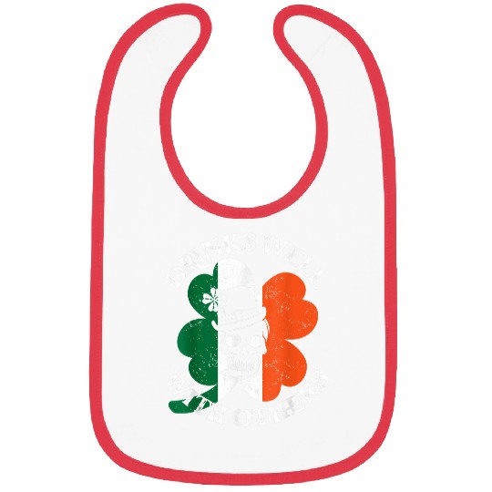 Beer Fun Drinks Well With Others Funny St Patrick s Day Drinking Beer Bibs