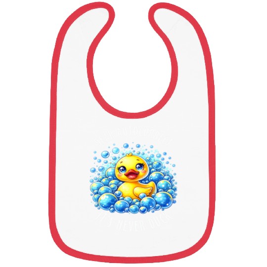 Duck Pet Ducklings Bath Duck Quacking 121 Bibs