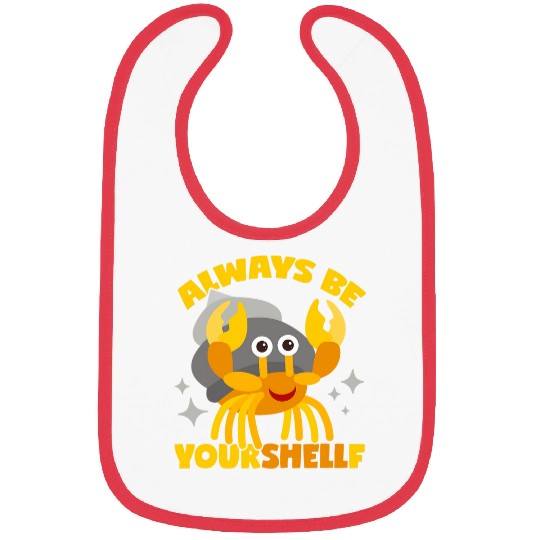 Hermit Crab Pun Bibs