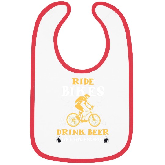 Beer Fun Beer Ride Bikes Cycling Beer Bicycle Mountain Bike Nature Bibs