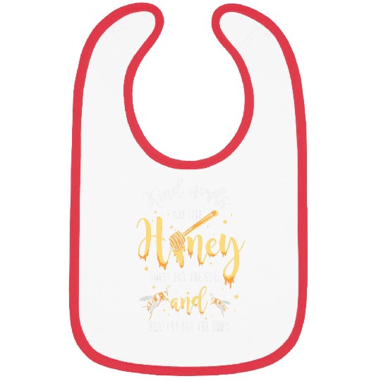 kind words honey bee honeycomb beekeeper wild animal farmer Bibs