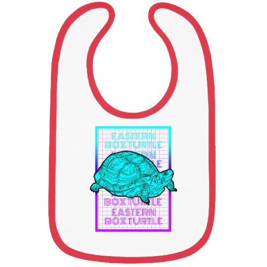 Turtle Pet Eastern Box Turtle Animal Retro Eastern Box Turtle Bibs