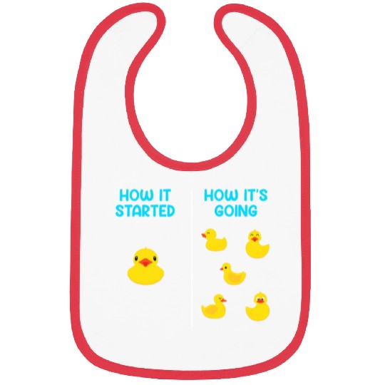 Duck Pet Ducklings How it Started How it s Going Ducks Duck Holder Bibs