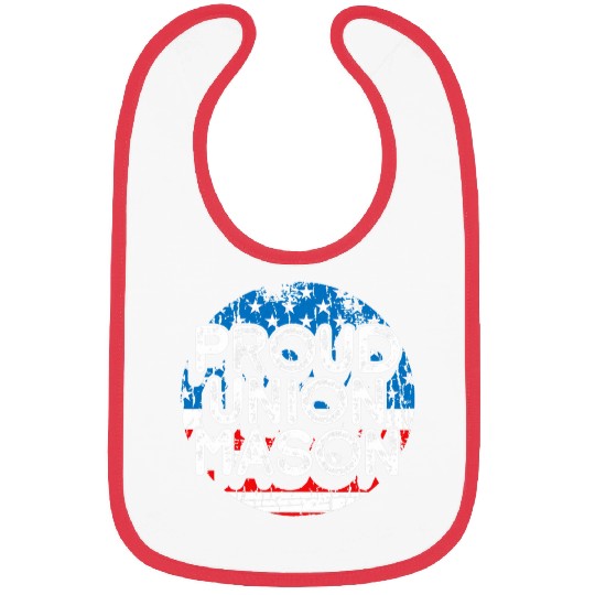 Proud Union Mason Masonry Construction Work Constructionist Bibs