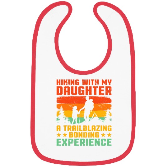 Dad And Daughter WIlderness Explorer Camping Adventure 1 Bibs