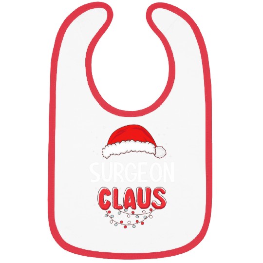 Surgeon Santa Claus Christmas Matching Costume Bibs