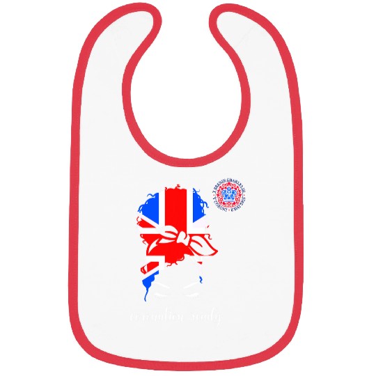 Bear Pet British Flag King Charles Coronation union jack Bibs