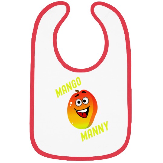 Funny Manny Mango Bibs