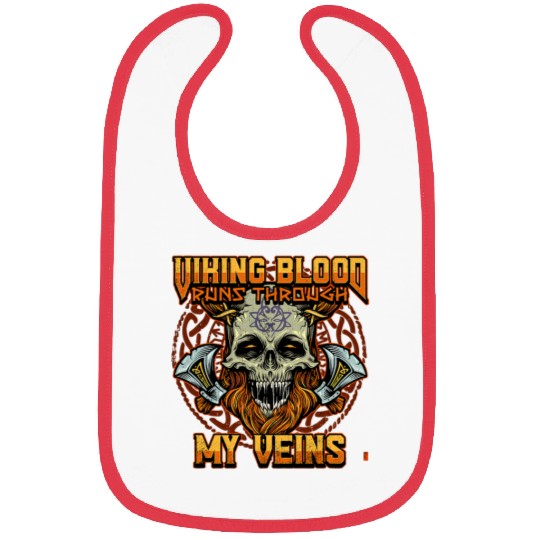 Norse Viking Mythology Design for Viking Warriors 11 Bibs