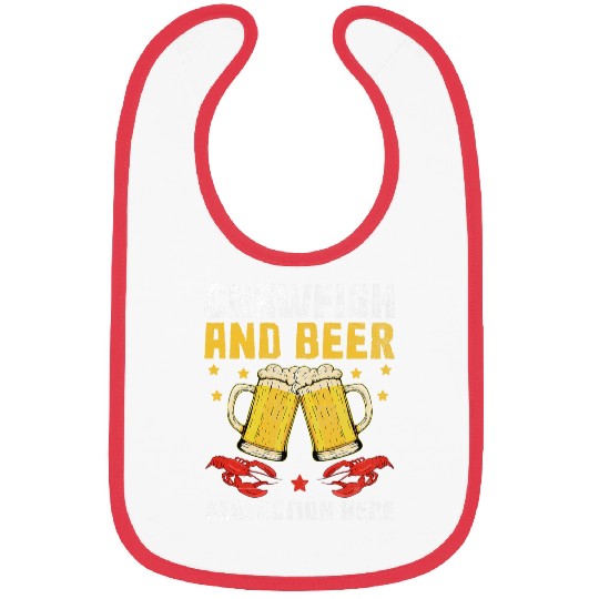 Beer Fun Cajun Crawfish Crayfish Boil Beer Drinking Beer Lover 13 Bibs