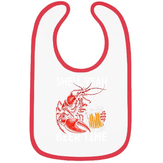 Beer Fun Cajun Crawfish Crayfish Boil Beer Drinking Beer Lover 7 Bibs