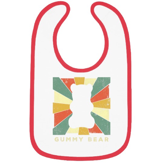 Bear Pet Gummy Bear Retro Bibs