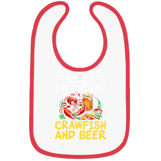 Beer Fun Cajun Crawfish Crayfish Boil Beer Drinking Beer Lover 19 Bibs