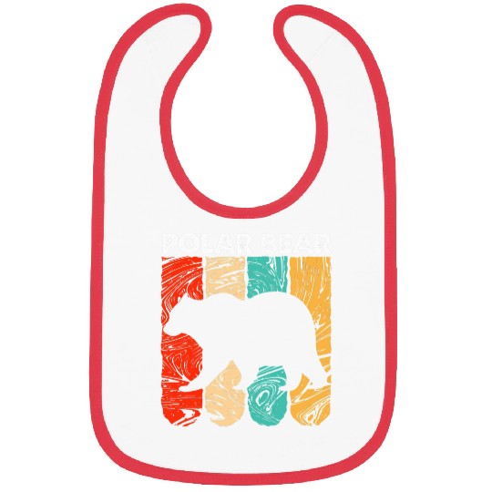 Bear Pet Retro Polar Bear 11 Bibs
