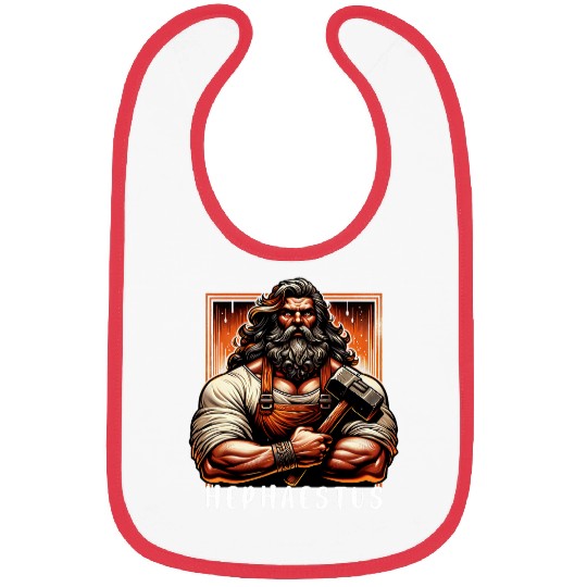 Blacksmith Job Hephaestus Greek God Blacksmith Ancient Greek Mythology Bibs
