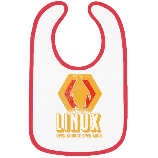 Penguin Pet Linux Open Source Penguin Nerd Sky Geek Software Bibs