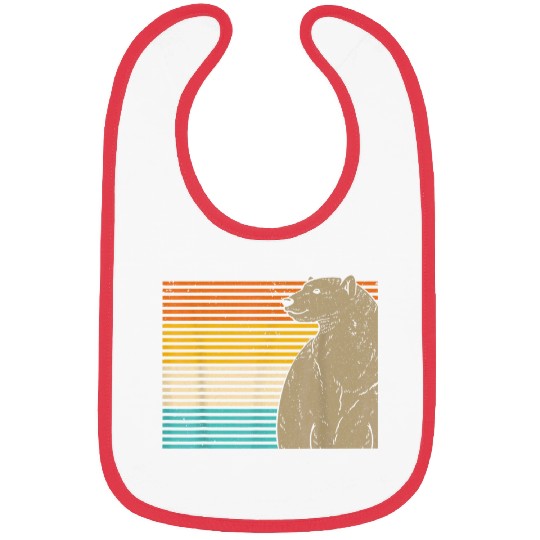 Bear Pet Retro Polar Bear 10 Bibs