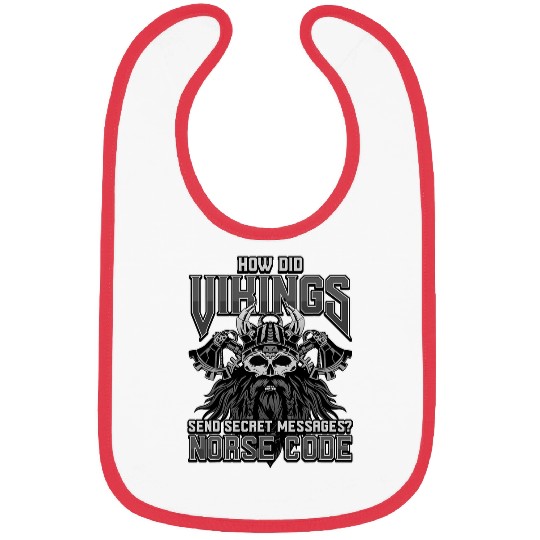 Norse Viking Mythology Design for Viking Warriors 67 Bibs