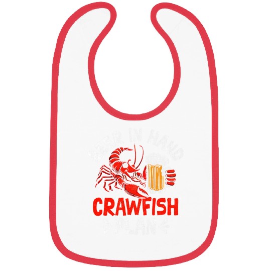 Beer Fun Cajun Crawfish Crayfish Boil Beer Drinking Beer Lover 63 Bibs