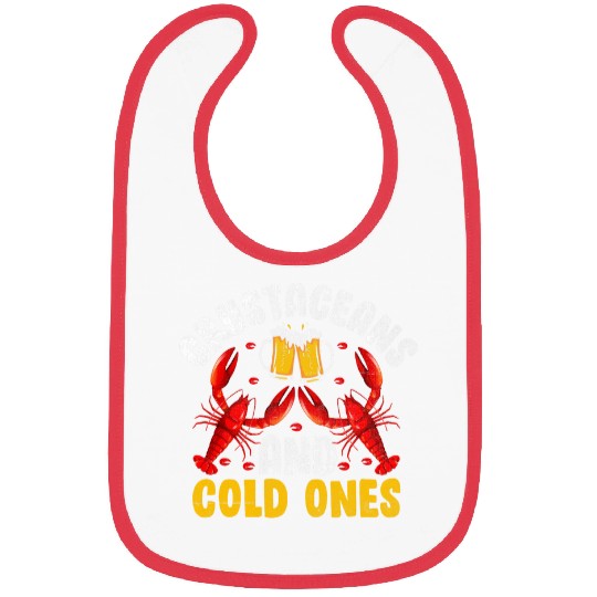 Beer Fun Cajun Crawfish Crayfish Boil Beer Drinking Beer Lover 24 Bibs