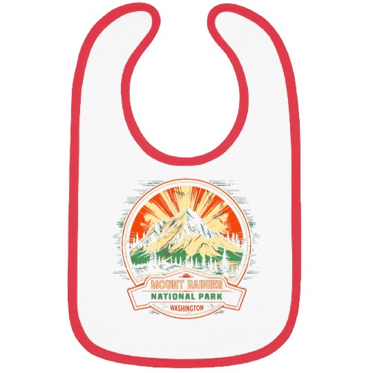 Mount Rainier National Park s Washington Mountain Retro Bibs