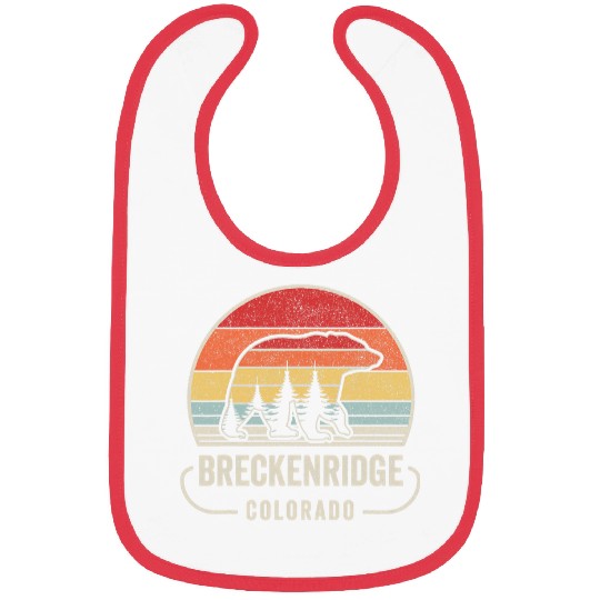 Bear Pet Retro Breckenridge Colorado Bear Mountains Bibs
