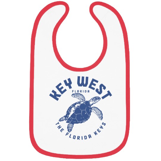 Key West Florida Sea Turtle Scubas Diving Vintage Bibs