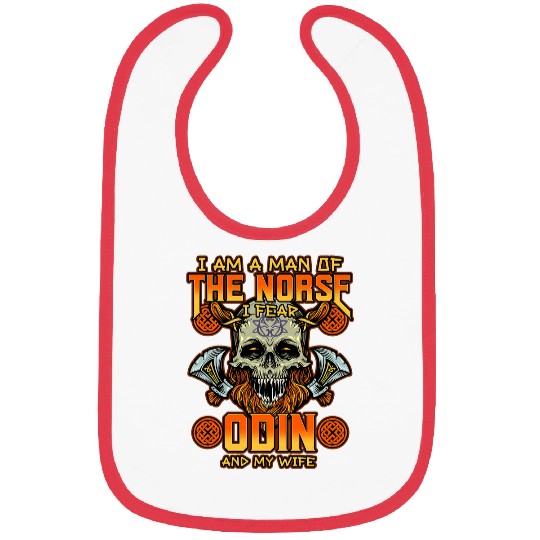 Norse Viking Mythology Design for Viking Warriors 45 Bibs