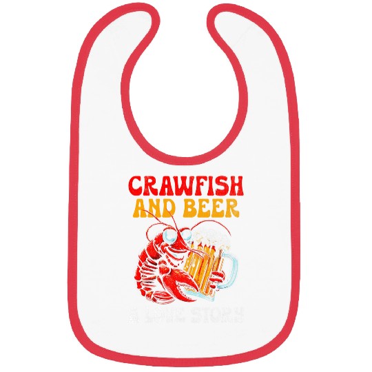 Beer Fun Cajun Crawfish Crayfish Boil Beer Drinking Beer Lover 91 Bibs
