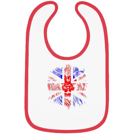 Lion Pet Union Jack Lion British Flag Bibs
