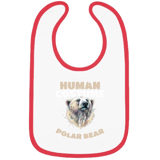 Bear Pet Polar Bear Animals This Is My Human Costume Bibs